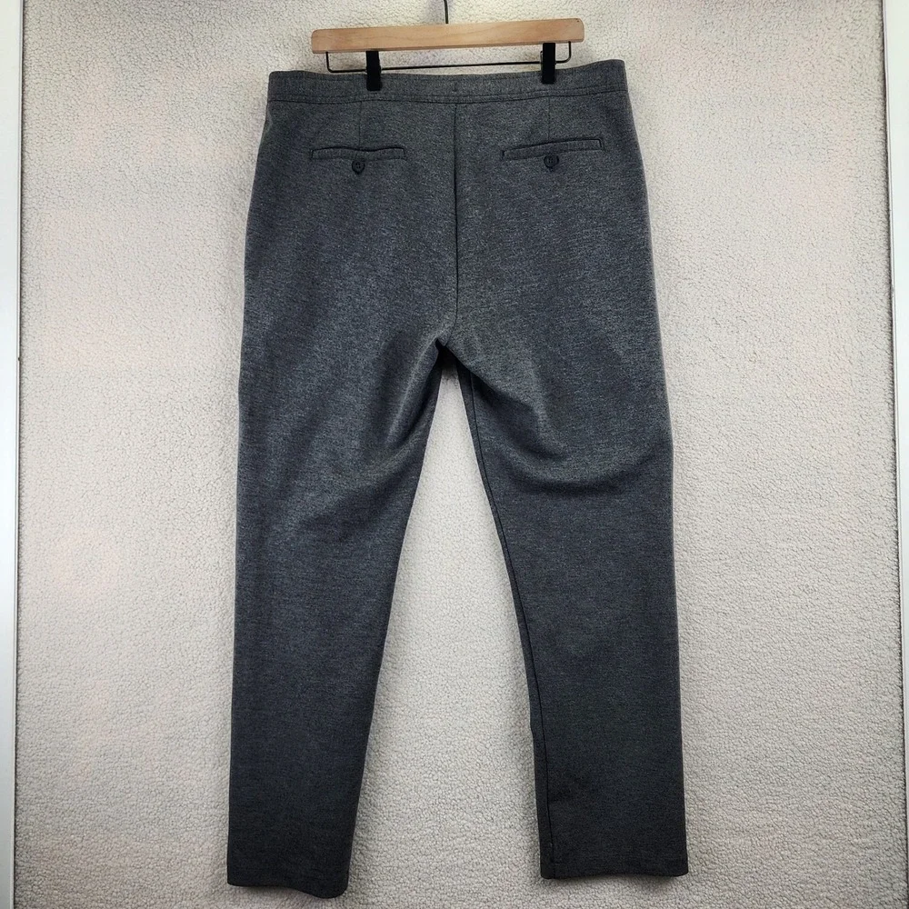 Hart Schaffner Marx Drawstring‎ Casual Pants Mens 36x30 Gray Heathered Stretch